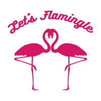 illustration de flamant rose isolée sur fond transparent png