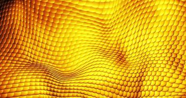 fundo abstrato com ondas de escamas de cobra em movimento iridescentes. screensaver bela animação de vídeo em alta resolução 4k video