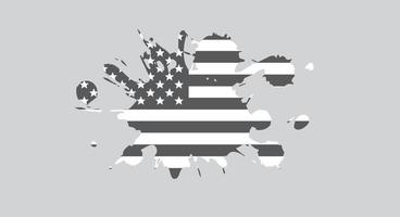 bandera vectorial de estados unidos. símbolo de la bandera americana.icono para sitio web o aplicación móvil vector