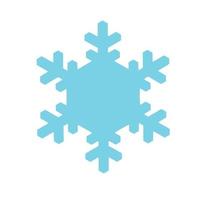 icono de copo de nieve vectorial. ilustración para web vector