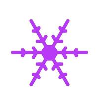 Vector  snowflake  icon.  illustration for web