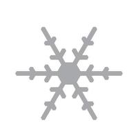 Vector  snowflake  icon.  illustration for web