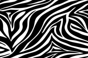 Vector animal print. Zebra ornament. Seamless pattern