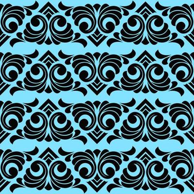 Vector damask vintage baroque scroll ornament swirl. Victorian monogram heraldic shield swirl. Retro floral leaf pattern border foliage antique  acanthus calligraphy engraved tattoo. seamless pattern