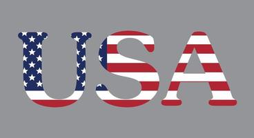 Vector USA Flag. American Flag Symbol.Icon For Website Or Mobile App