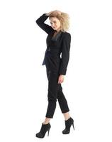 beautiful business woman isolated photo