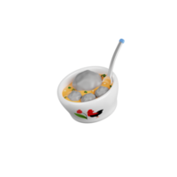 Ilustración de bakso 3d png