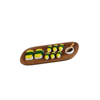 3d tamago sushi png