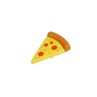 Pizza 3D-Darstellung png