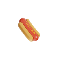 Hotdog 3d Illustration png