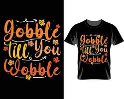 Thanksgiving Fall t shirt design vector