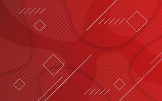 abstract red gradient with modern geometric wavy shape background. eps10 vector