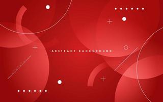 abstract colorful red with circle light and geometric shape background. eps10 vector