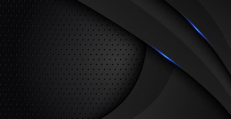 abstract light blue black space frame layout design tech triangle concept gray texture background. eps10 vector