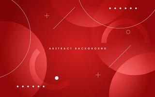 abstract colorful red with circle light and geometric shape background. eps10 vector