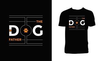 Creative Dog T Shirt Design vector
