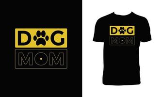 diseño creativo de camiseta de perro vector
