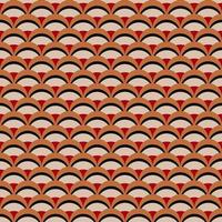 Retro Seamless Pattern Design Vector Illustration Abstract Print