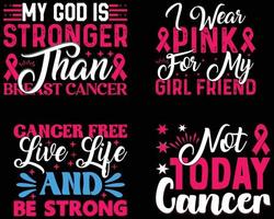 World Cancer Day T-Shirt Design. vector