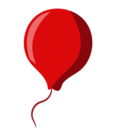 röd ballon jul dekoration png