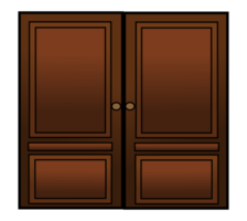 Brown Door House Door Room Building png