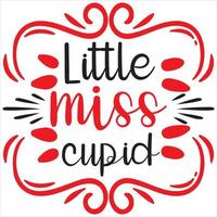 Little miss cupid vector