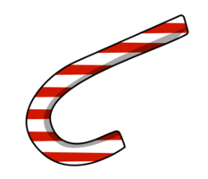 Candy Christmas Red and White png