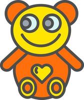 Teddy Bear Vector Icon