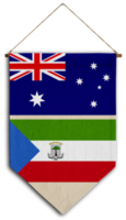 bandera relación país colgante tela viaje inmigración consultoría visa transparente australia guinea png