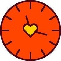 icono de vector de reloj