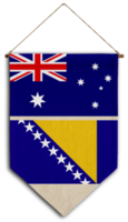 flagge beziehung land hängen stoff reisen einwanderung beratung visum transparent australien bosnien png