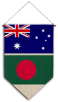 bandera relación país colgante tela viaje inmigración consultoría visa transparente australia bangladesh png