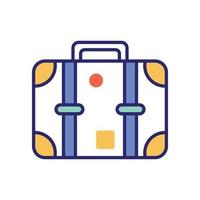 Traveling vector flat icon with background style illustraion. Camping and Outdoor symbol EPS 10 file