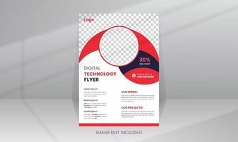 Creative Technology Flyer template vector