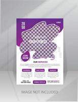 Fitness Gym Flyer template vector