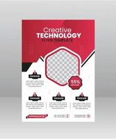 Creative Technology Flyer Template vector