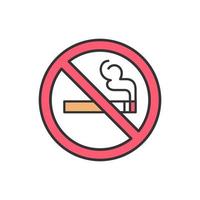 No Smoking icon vector design templates