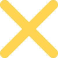 Yellow cross illustration vector