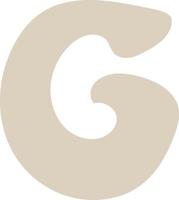 Abstract shape g illustration vector