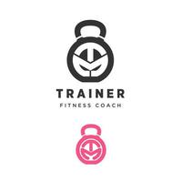 dambbell fitness equipment and Letter TM font Image graphic icon logo design abstract concept vector stock. Can be used as a symbol associated with sport tool or initial.