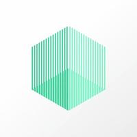 hexágono simple con imagen de arte de línea única icono gráfico diseño de logotipo concepto abstracto stock vectorial. se puede utilizar como símbolo relacionado con 3d o ilustración vector