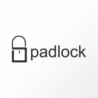 padlock key like letter S font or number 5 Image graphic icon logo design abstract concept vector stock. Can be used as symbols related to security or initial.