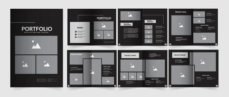 Modern and cool Architecture portfolio and interior template vector