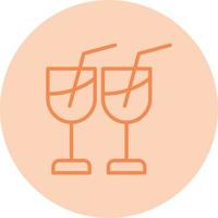 icono de vector de copa de vino