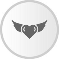 Heart Wings Vector Icon