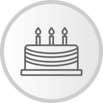icono de vector de pastel