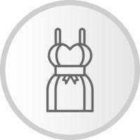 Bride Dress Vector Icon