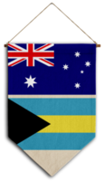 flag relation country hanging fabric travel immigration consultancy visa transparent australia bahamas png