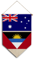 flagge beziehung land hängen stoff reise einwanderung beratung visum transparent australien antigua und barbuda png