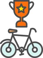 Bicycle Championship Vector Icon